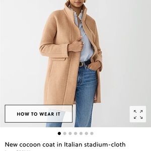 JCrew Italian wool coat